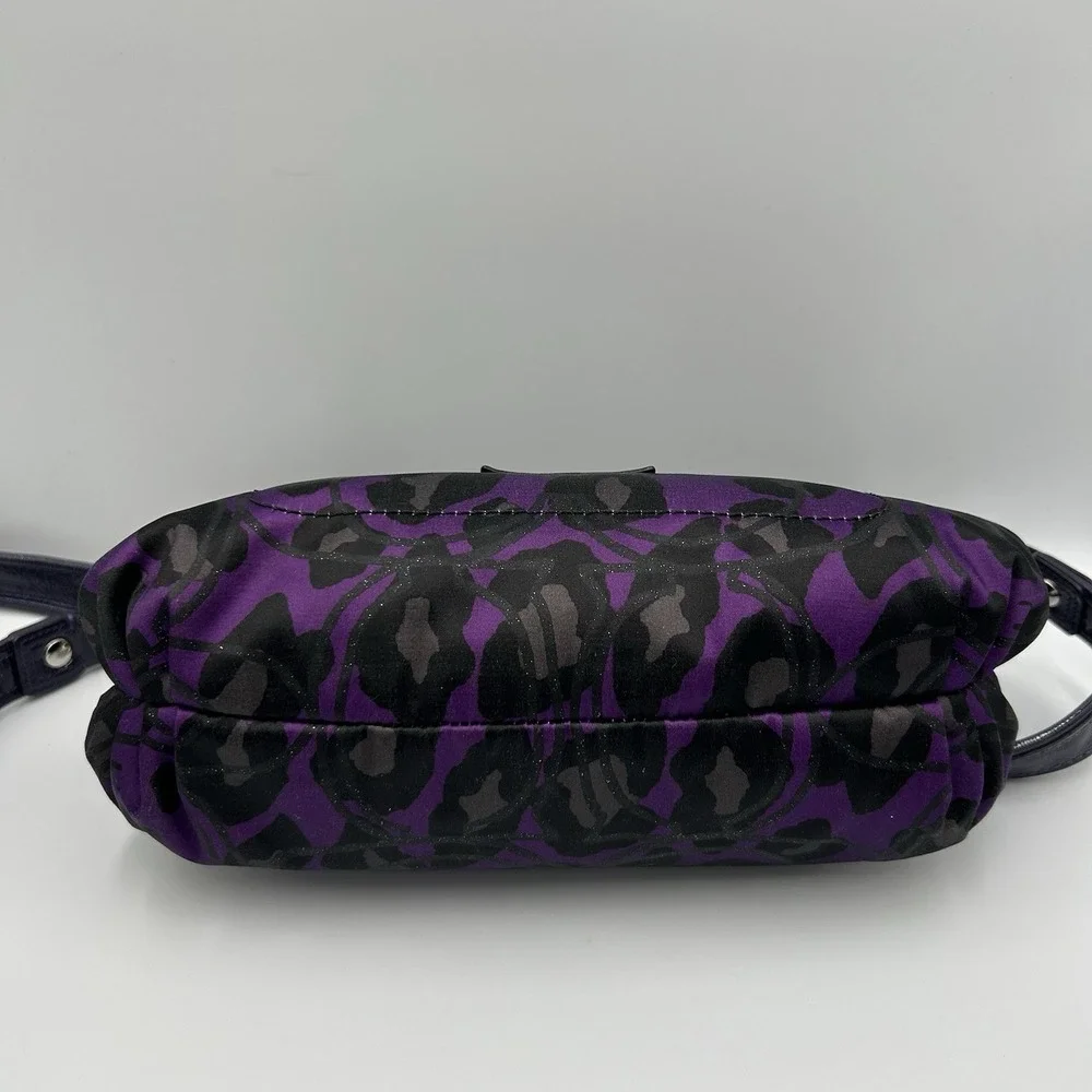 Coach Daisy‎ Ocelot Purple Demi Hobo # H1281-F20024